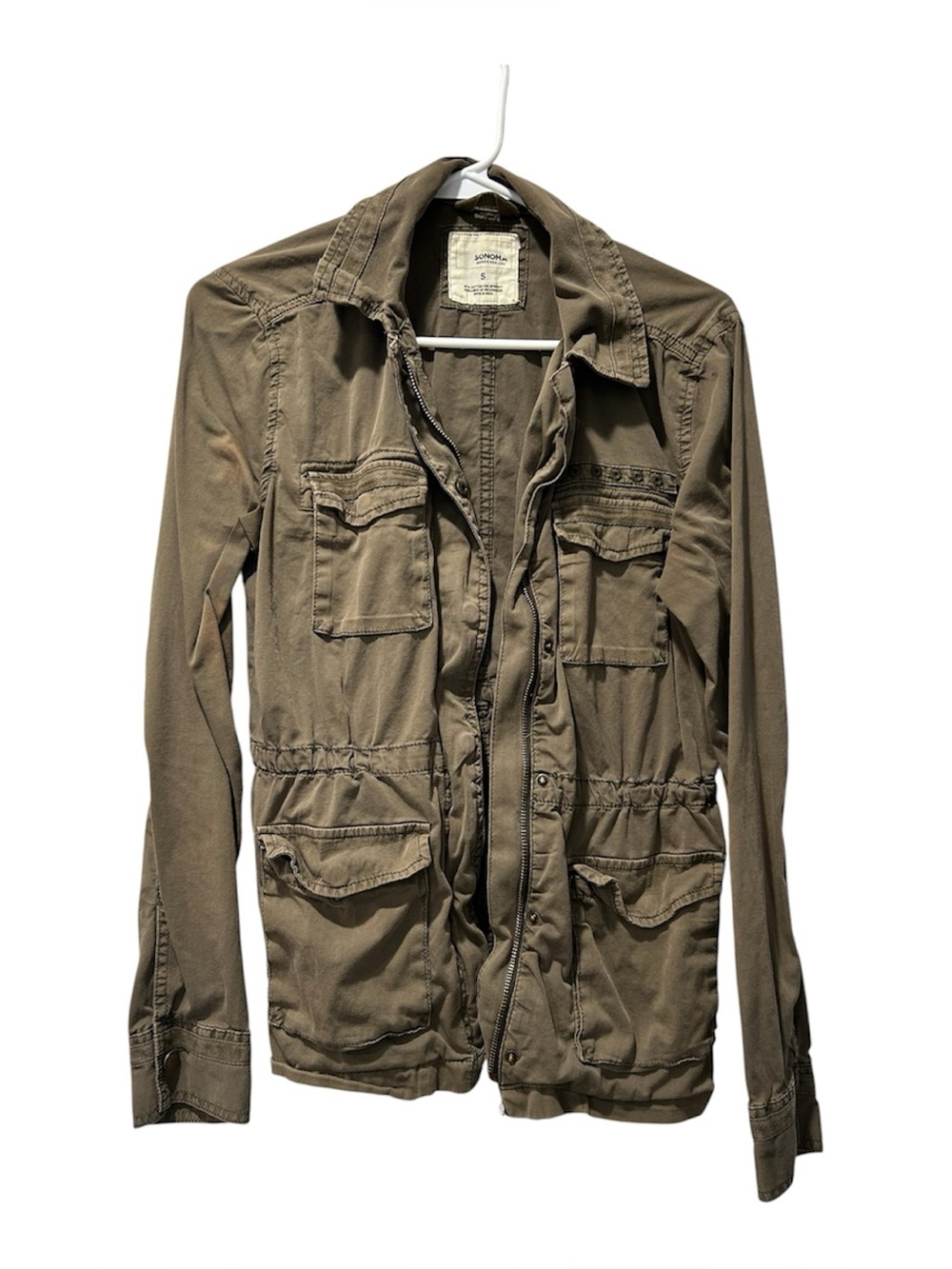 Sonoma Olive Utility Field Jacket